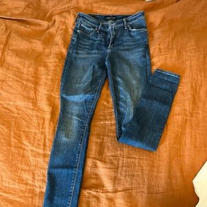Lucky Brand dark wash skinny jeans